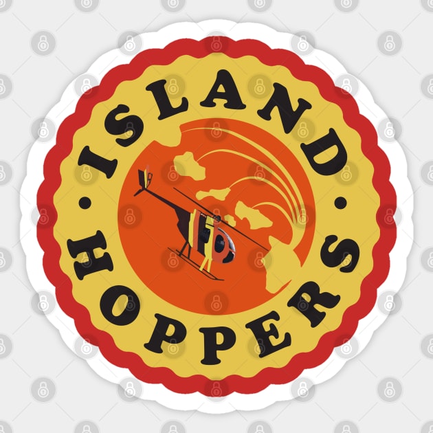 Island Hoppers Sticker by Alema Art